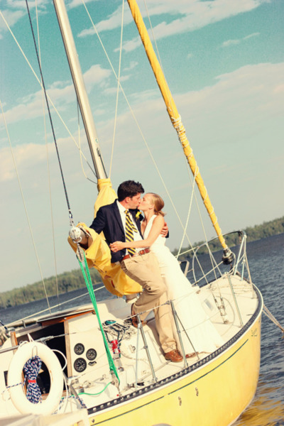 Artsy Vintage Nautical Wedding Theme