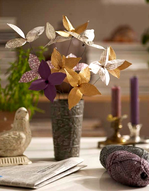 DIY How to make handmade paper flowers wedding backdrop