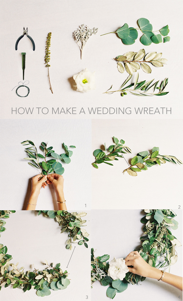 How to make a wedding wreath