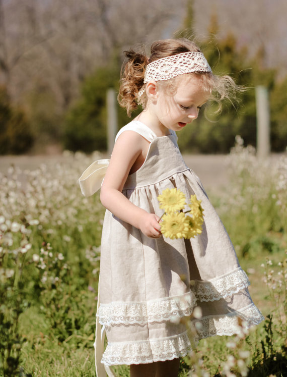 Artsy Handmade Cute Flower Girl Dresses