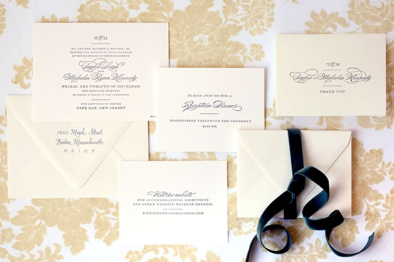 Minted Wedding Letterpress Stationery Invitations