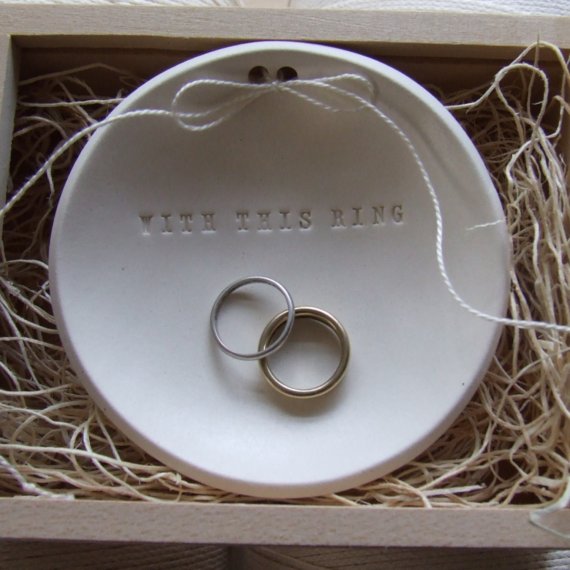 Artsy Etsy Handmade Wedding Ring Pillow Ring Dish Ring Bearer