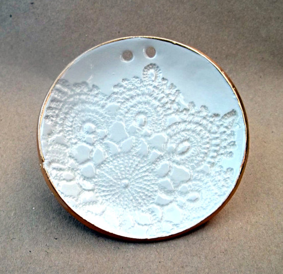 Artsy Ring Bearer Ceramic Ring Holder Dish